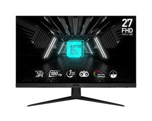 MSI G2712F 27” Full HD Gaming Monitor – 1920×1080, 180Hz, 1ms (GtG), Rapid IPS Panel, AMD FreeSync Premium, HDMI, DisplayPort, HDR Ready, Eye Care, VESA Mount, Frameless Design – Black