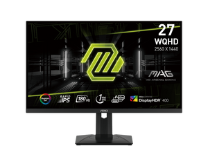 MSI MAG 274QRF QD E2 27” QHD Gaming Monitor – 2560×1440, 180Hz, 1ms (GtG), Quantum Dot Rapid IPS, AdobeRGB 99%, FreeSync Premium, HDR, USB-C, DisplayPort, HDMI, Ergonomic Stand, VESA Mount – Black