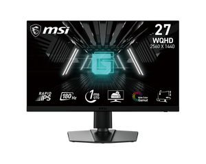 MSI G272QPF 27” QHD Gaming Monitor – 2560×1440, 170Hz, 1ms (GtG), Rapid IPS, AMD FreeSync Premium, HDR, DisplayPort, HDMI, Eye Comfort, VESA Mount, Frameless Design – Black