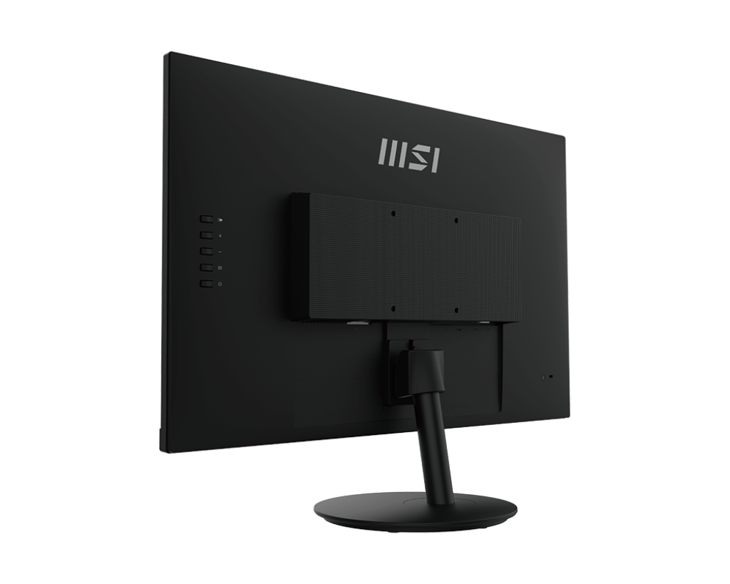 MSI PRO MP271A 27” Full HD Business Monitor – 1920×1080, 75Hz, IPS Panel, Eye Comfort, Anti-Flicker, Low Blue Light, HDMI, VGA, VESA Mount, Tilt Stand – Black