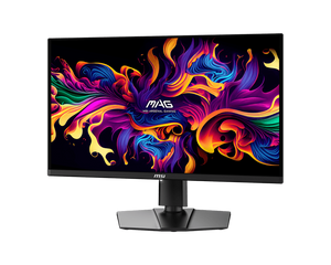 MSI MAG 271QPX QD-OLED 26.5” QHD Gaming Monitor – 2560×1440, 240Hz, 0.03ms (GtG), QD-OLED Panel, VESA DisplayHDR True Black 400, NVIDIA G-SYNC Compatible, USB-C, HDMI, DP, Adjustable Stand, VESA Mount – Black