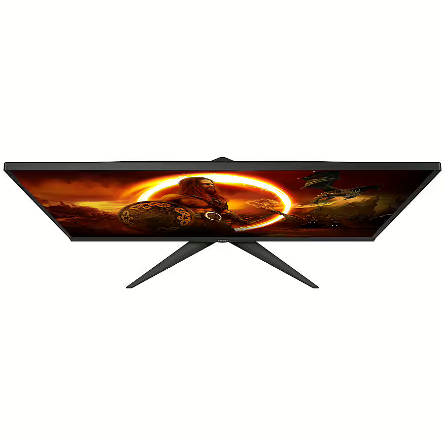 AOC Gaming Q27G2E 27” QHD VA Gaming Monitor – 2560×1440, 155Hz, 1ms MPRT, FreeSync Premium, 99% sRGB, Frameless Design, Flicker-Free, VESA Mount – Black/Red