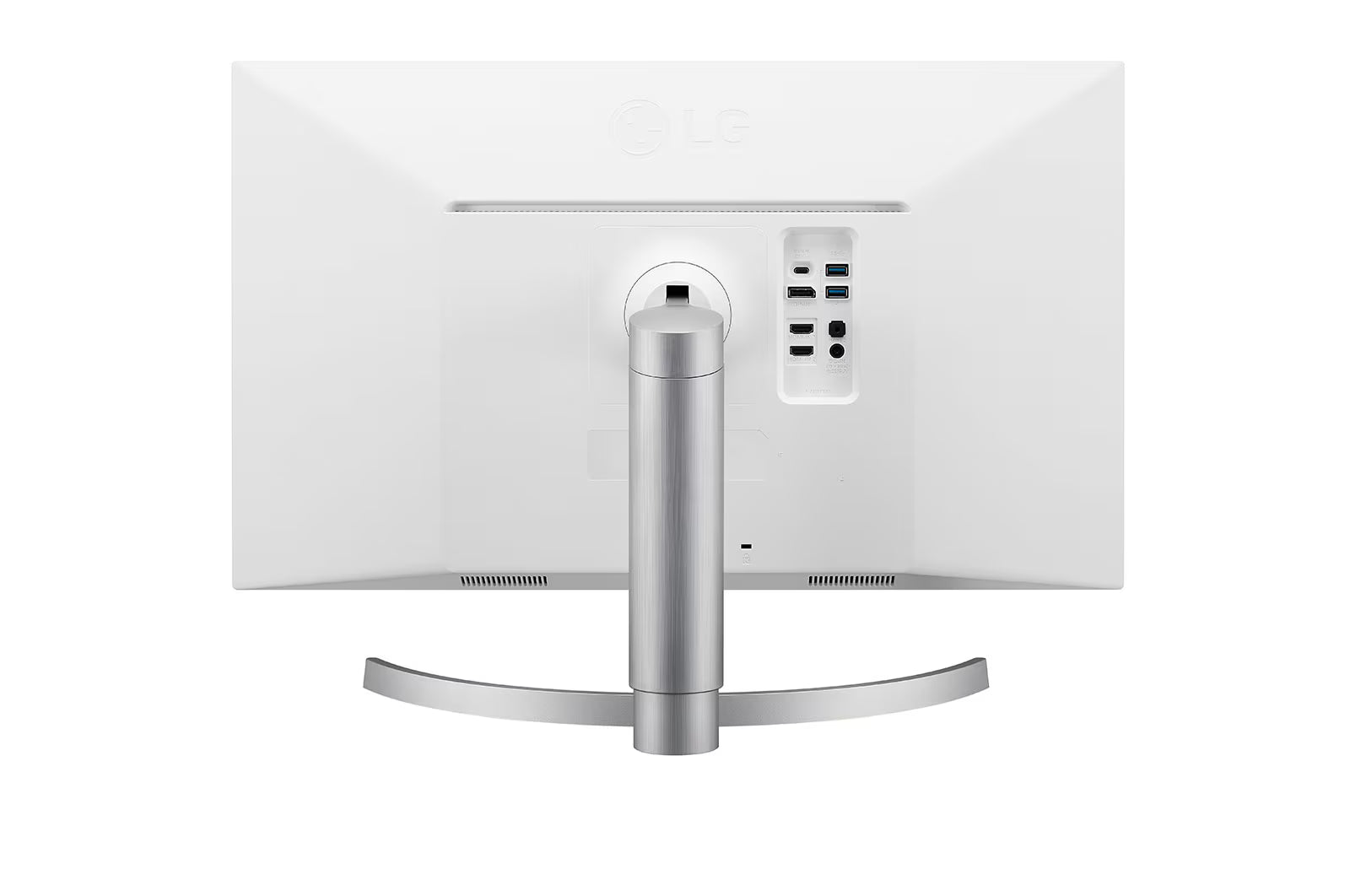 LG UltraFine 27UN83A-W 27” 4K UHD IPS Monitor – 3840×2160, HDR10, sRGB 99%, USB-C, HDMI, DisplayPort, Height/Pivot/Tilt Adjustable Stand, VESA Mount – White/Silver