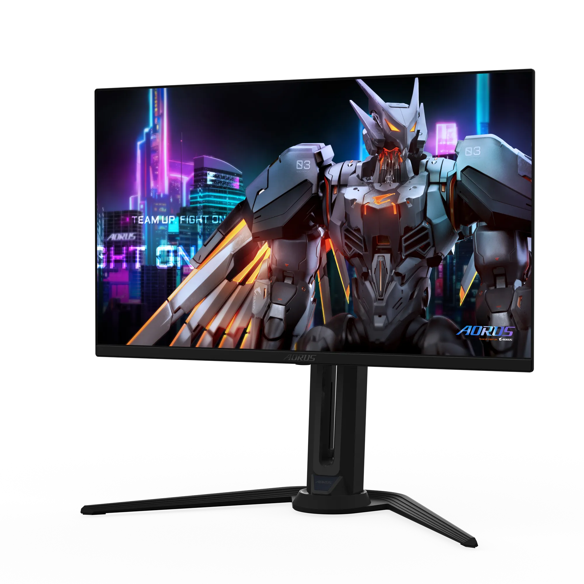 Gigabyte AORUS FO27Q3 OLED 27” QHD Gaming Monitor – 2560×1440, 240Hz, 0.03ms GtG, OLED Panel, 99% DCI-P3, DisplayHDR 400 True Black, FreeSync Premium Pro, HDMI 2.1, DP 1.4, USB Hub, Ergonomic Stand – Black