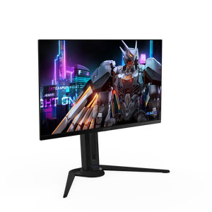 Gigabyte AORUS FO27Q3 OLED 27” QHD Gaming Monitor – 2560×1440, 240Hz, 0.03ms GtG, OLED Panel, 99% DCI-P3, DisplayHDR 400 True Black, FreeSync Premium Pro, HDMI 2.1, DP 1.4, USB Hub, Ergonomic Stand – Black