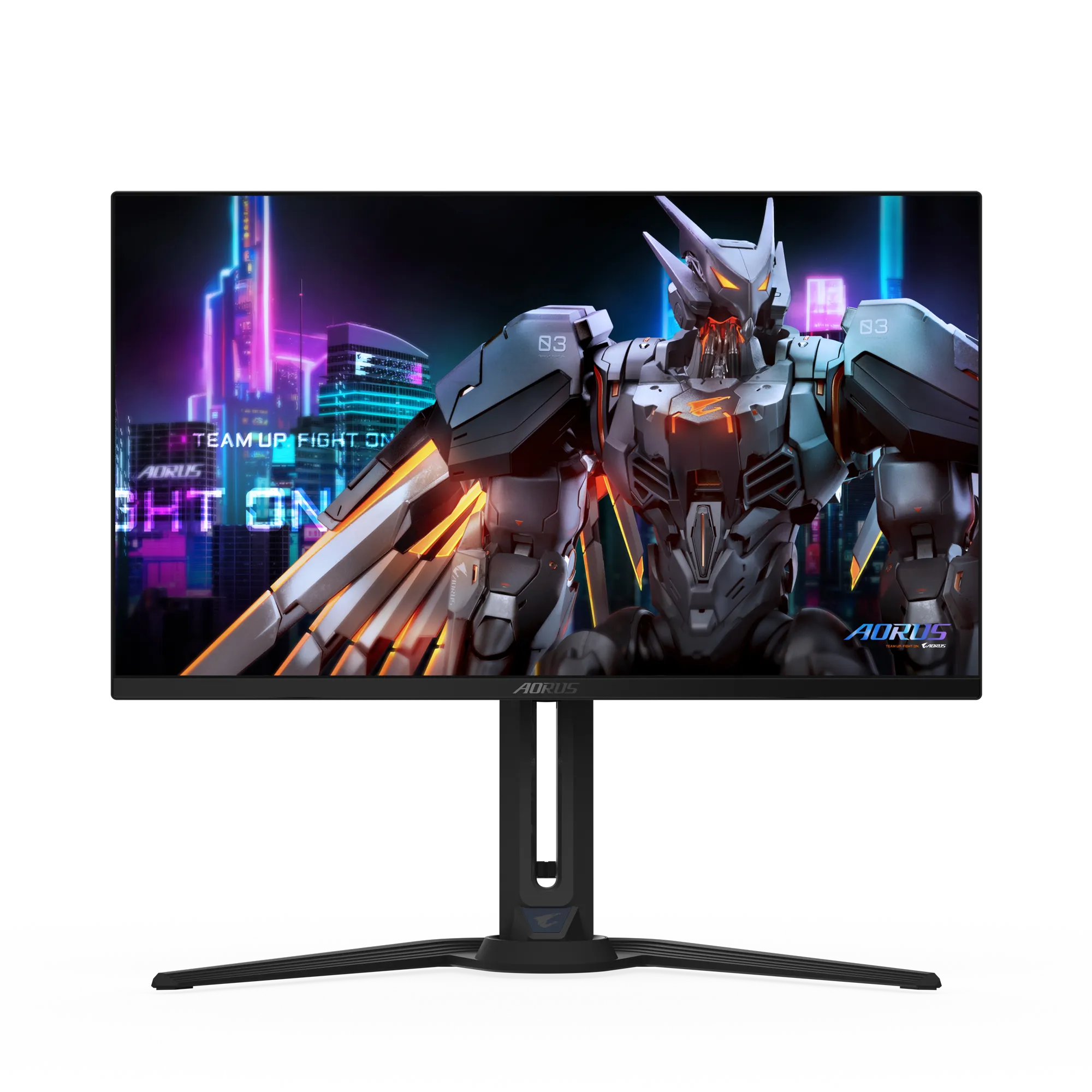 Gigabyte AORUS FO27Q3 OLED 27” QHD Gaming Monitor – 2560×1440, 240Hz, 0.03ms GtG, OLED Panel, 99% DCI-P3, DisplayHDR 400 True Black, FreeSync Premium Pro, HDMI 2.1, DP 1.4, USB Hub, Ergonomic Stand – Black