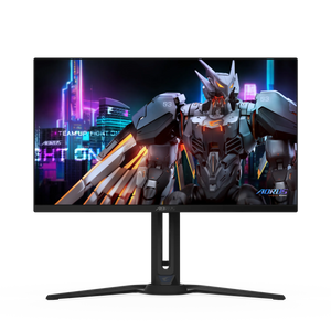Gigabyte AORUS FO27Q3 OLED 27” QHD Gaming Monitor – 2560×1440, 240Hz, 0.03ms GtG, OLED Panel, 99% DCI-P3, DisplayHDR 400 True Black, FreeSync Premium Pro, HDMI 2.1, DP 1.4, USB Hub, Ergonomic Stand – Black