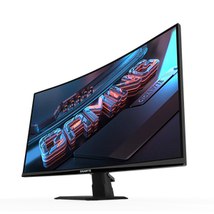 GIGABYTE GS27QC 27” QHD Curved Gaming Monitor – 2560×1440, 165Hz, 1ms MPRT, 1500R VA Panel, 95% DCI-P3, FreeSync, HDR Ready, HDMI, DisplayPort, VESA Mount – Black