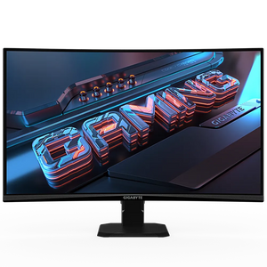 GIGABYTE GS27QC 27” QHD Curved Gaming Monitor – 2560×1440, 165Hz, 1ms MPRT, 1500R VA Panel, 95% DCI-P3, FreeSync, HDR Ready, HDMI, DisplayPort, VESA Mount – Black