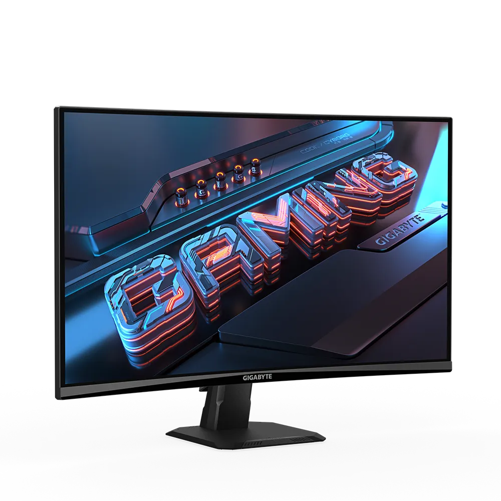 GIGABYTE GS27QC 27” QHD Curved Gaming Monitor – 2560×1440, 165Hz, 1ms MPRT, 1500R VA Panel, 95% DCI-P3, FreeSync, HDR Ready, HDMI, DisplayPort, VESA Mount – Black
