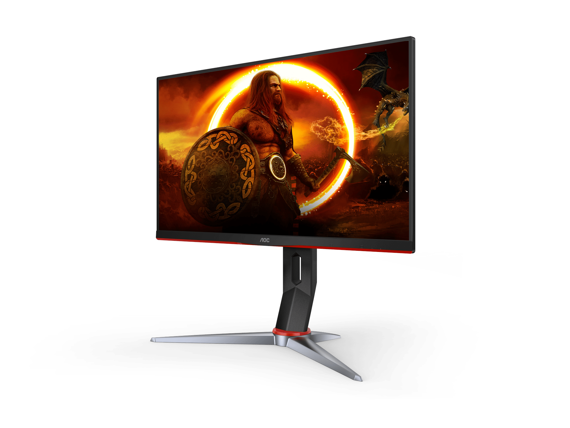 AOC Gaming 24G2SP 24” Full HD 165Hz IPS Gaming Monitor – 1920×1080, 1ms MPRT, Adaptive Sync, 125% sRGB, Frameless Design, HDMI/DP/VGA, VESA Mount, Low Input Lag – Black