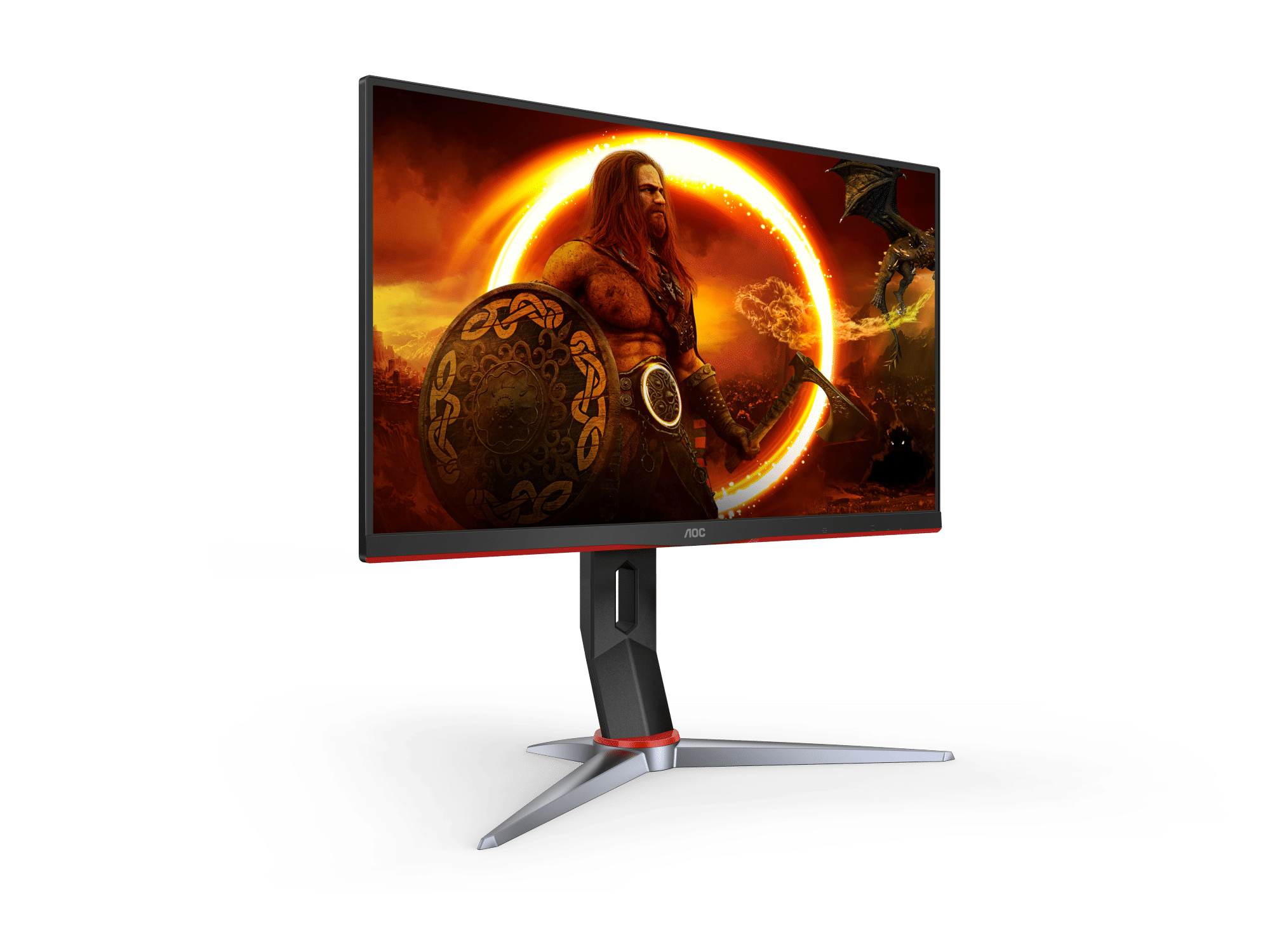 AOC Gaming 24G2SP 24” Full HD 165Hz IPS Gaming Monitor – 1920×1080, 1ms MPRT, Adaptive Sync, 125% sRGB, Frameless Design, HDMI/DP/VGA, VESA Mount, Low Input Lag – Black