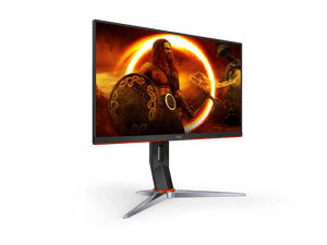 AOC Gaming 24G2SP 24” Full HD 165Hz IPS Gaming Monitor – 1920×1080, 1ms MPRT, Adaptive Sync, 125% sRGB, Frameless Design, HDMI/DP/VGA, VESA Mount, Low Input Lag – Black