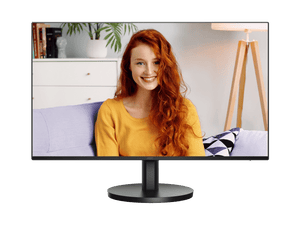 AOC 27B3HA2 27” FHD IPS Monitor – 1920×1080, 100 Hz, 1 ms MPRT, Adaptive‑Sync, 3‑Side Frameless, Built‑in Speakers, Flicker‑Free – Black