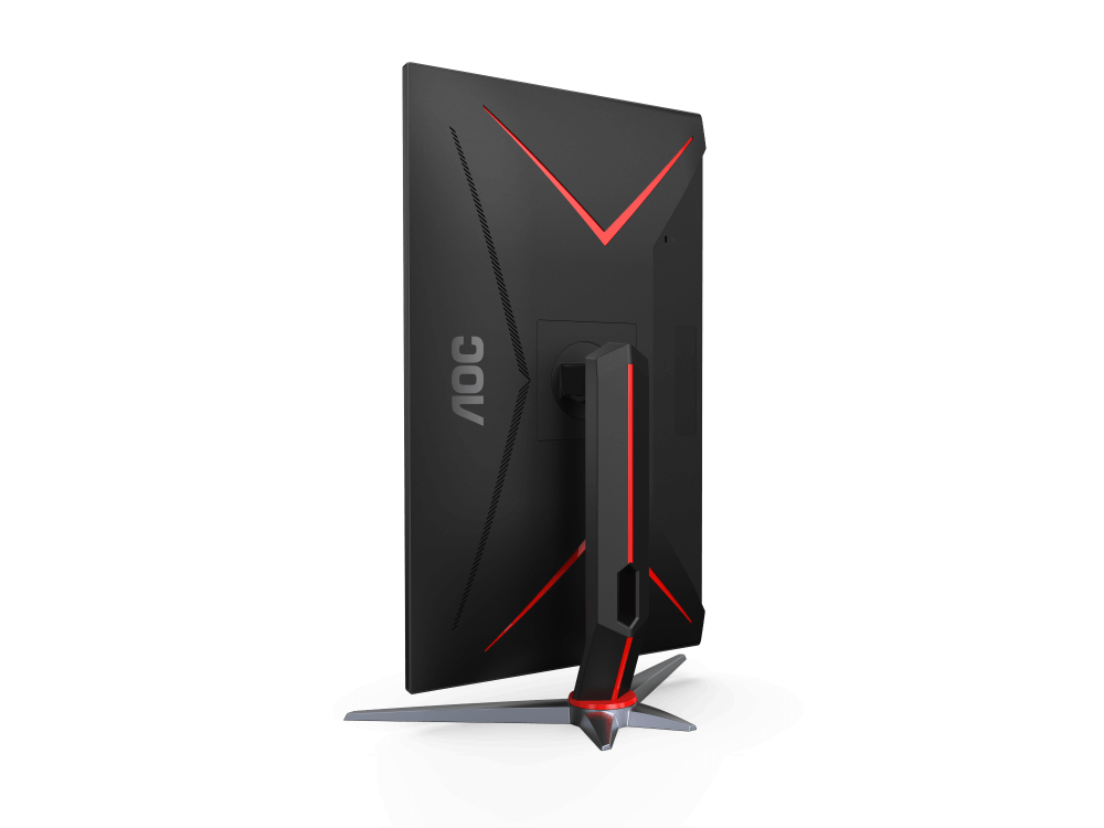 AOC Gaming 27G2SP 27” FHD IPS Gaming Monitor – 1920×1080, 165Hz, 1ms MPRT, FreeSync Premium, 122% sRGB, Frameless Design, Height/Swivel/Pivot, VESA Mount – Black/Red