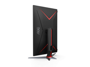 AOC Gaming 27G2SP 27” FHD IPS Gaming Monitor – 1920×1080, 165Hz, 1ms MPRT, FreeSync Premium, 122% sRGB, Frameless Design, Height/Swivel/Pivot, VESA Mount – Black/Red