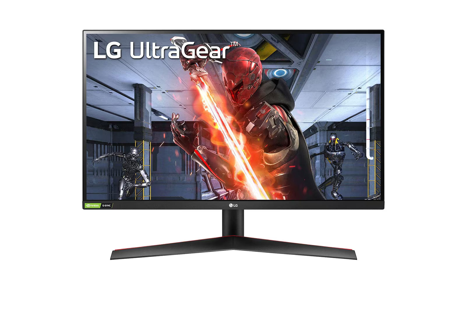 LG UltraGear 27GN800-B 27” QHD IPS Gaming Monitor – 2560×1440, 144Hz, 1ms (GtG), sRGB 99%, AMD FreeSync Premium, G-SYNC Compatible, HDR10, DisplayPort, HDMI, VESA Mount, Tilt Stand – Black/Red