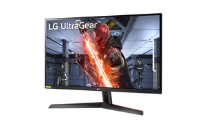 LG UltraGear 27GN800-B 27” QHD IPS Gaming Monitor – 2560×1440, 144Hz, 1ms (GtG), sRGB 99%, AMD FreeSync Premium, G-SYNC Compatible, HDR10, DisplayPort, HDMI, VESA Mount, Tilt Stand – Black/Red