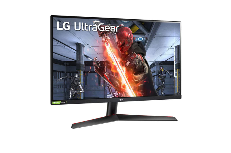 LG UltraGear 27GN800-B 27” QHD IPS Gaming Monitor – 2560×1440, 144Hz, 1ms (GtG), sRGB 99%, AMD FreeSync Premium, G-SYNC Compatible, HDR10, DisplayPort, HDMI, VESA Mount, Tilt Stand – Black/Red