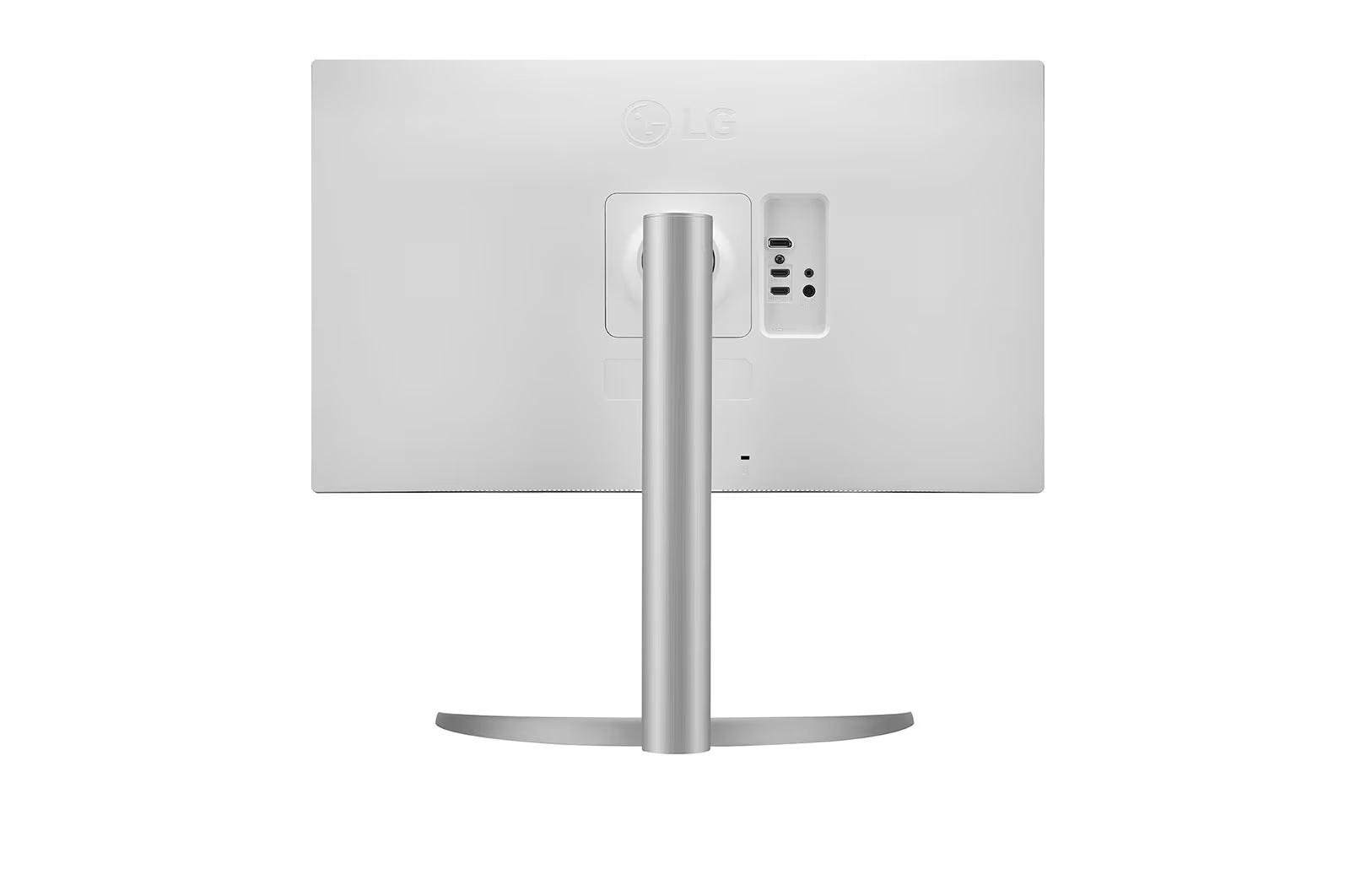 LG 27UP650P-W 27” 4K UHD IPS Monitor – 3840×2160, HDR400, 95% DCI-P3, AMD FreeSync, DisplayPort, HDMI, Height/Pivot/Tilt Adjustable Stand, VESA Mount – White/Silver
