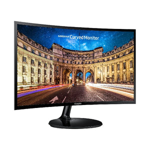 Samsung 24” Full HD VA Monitor – 1920×1080, 250 cd/m² Brightness, 3000:1 Contrast Ratio, HDMI/VGA, Flicker-Free – Black