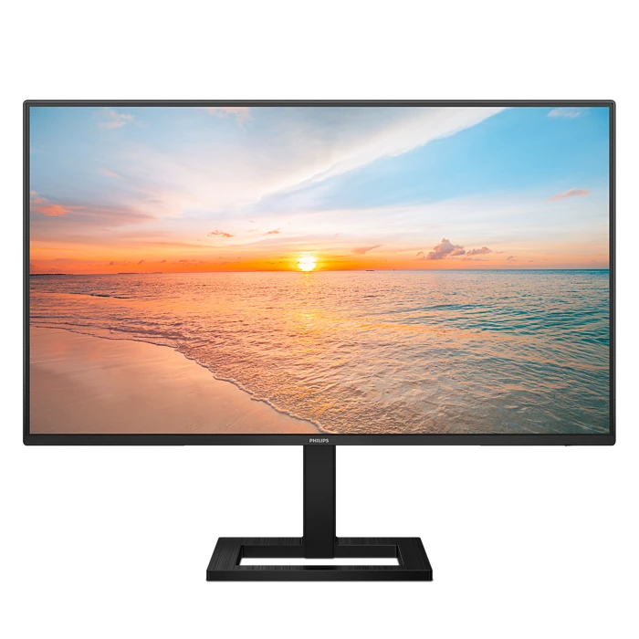 Philips 27E1N1300AE 27” Full HD IPS Monitor – 1920×1080, 75Hz, 4ms, SmartImage, LowBlue Mode, Flicker-Free, HDMI, VGA, VESA Mount – Black