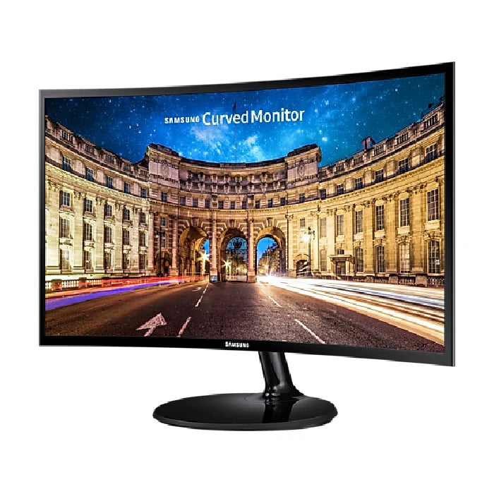 Samsung 24” Full HD VA Monitor – 1920×1080, 250 cd/m² Brightness, 3000:1 Contrast Ratio, HDMI/VGA, Flicker-Free – Black
