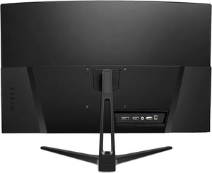 CRUA 27” Curved Gaming Monitor – Full HD (1920×1080), 165Hz, 1ms MPRT, VA Panel, 1800R Curve, FreeSync, Frameless Design, HDMI, DisplayPort, VESA Mount – Black