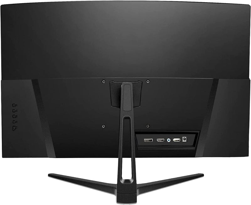 CRUA 27” Curved Gaming Monitor – Full HD (1920×1080), 165Hz, 1ms MPRT, VA Panel, 1800R Curve, FreeSync, Frameless Design, HDMI, DisplayPort, VESA Mount – Black