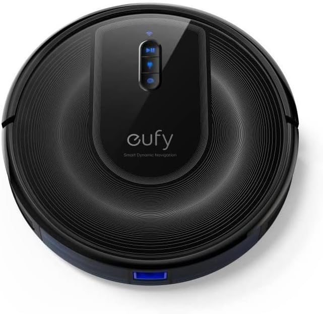 Eufy RoboVac G30 Edge Robot Vacuum Cleaner, 2000Pa Suction Power, Smart Dynamic Navigation 2.0, Boundary Strip Support, Black