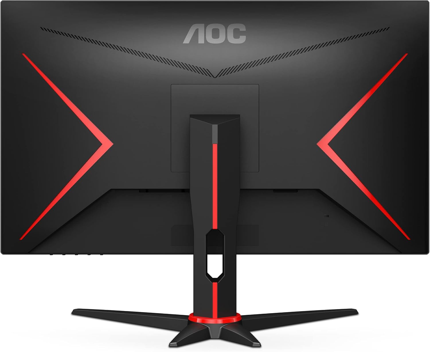 AOC Gaming 24G2ZE/BK 24” Full HD 240Hz Gaming Monitor – 1920×1080, 0.5ms MPRT, Adaptive Sync, 3-Side Frameless IPS, HDMI/DP, Low Input Lag, VESA Mount – Black/Red