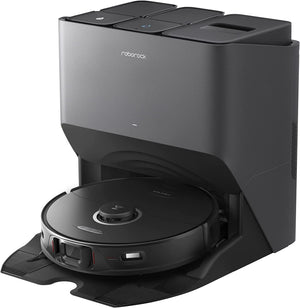 Roborock S8 Pro Ultra Robot Vacuum and Mop with All-in-One Docking Station, 6000Pa Suction Power, 180 min Runtime, 350ml Dustbin, 200ml Water Tank, Ultrasonic Carpet Detection, Black/White