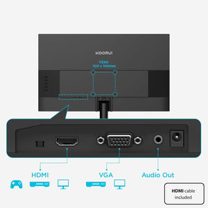 BenQ GW2280 21.5” Full HD Eye-Care Monitor – 1920×1080, VA Panel, 60Hz, 250 nits, 5ms, HDMI + VGA, Built-in Speakers, Low Blue Light, Flicker-Free – Black