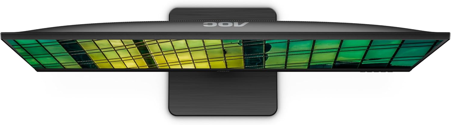 AOC U34E2M 34” WQHD Flat VA LED Monitor – 3440×1440, 100 Hz, 4 ms GtG, Adaptive Sync, 3‑Side Frameless, HDMI×2, DisplayPort, VA Panel, VESA Mount – Black