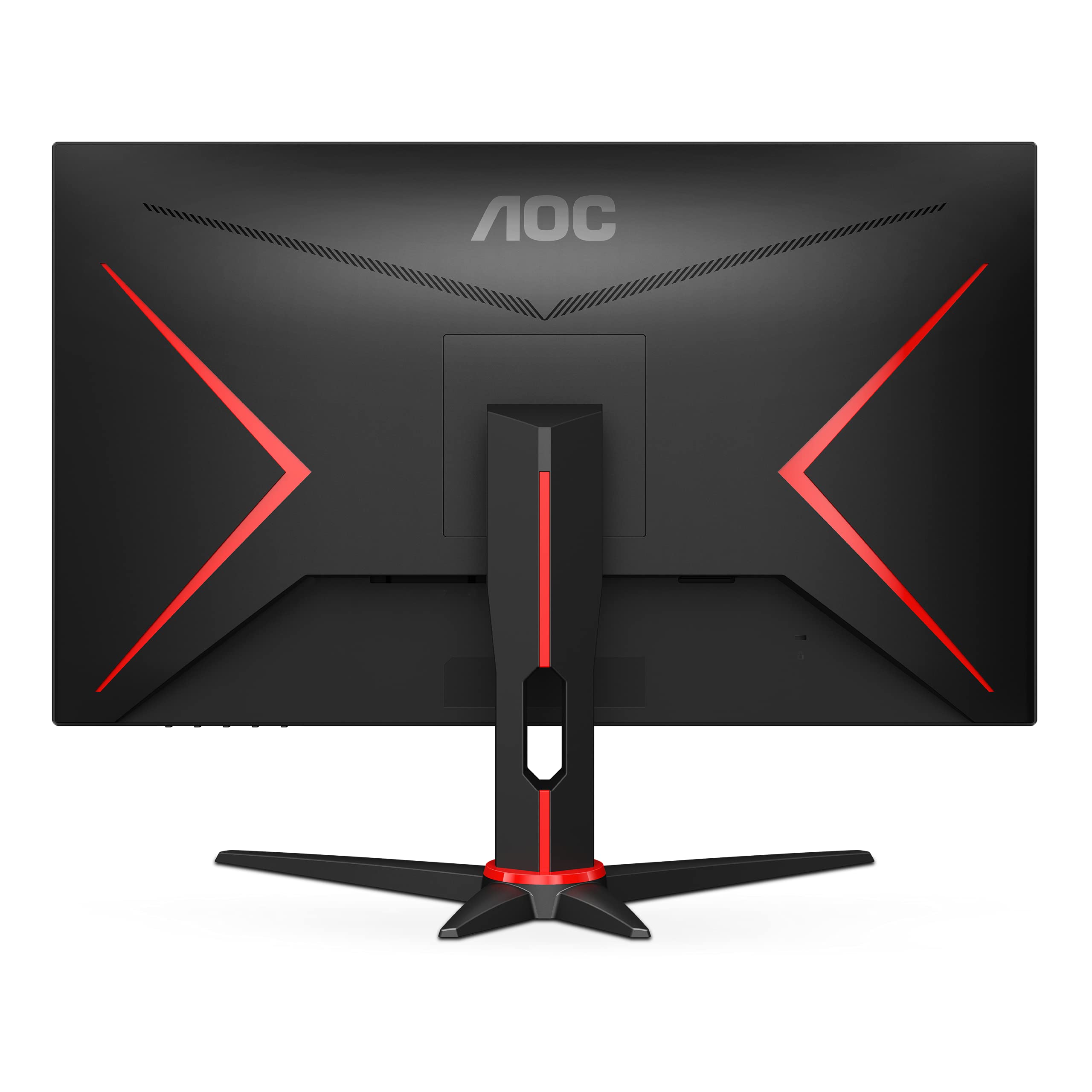 AOC Gaming Q27G2E 27” QHD VA Gaming Monitor – 2560×1440, 155Hz, 1ms MPRT, FreeSync Premium, 99% sRGB, Frameless Design, Flicker-Free, VESA Mount – Black/Red