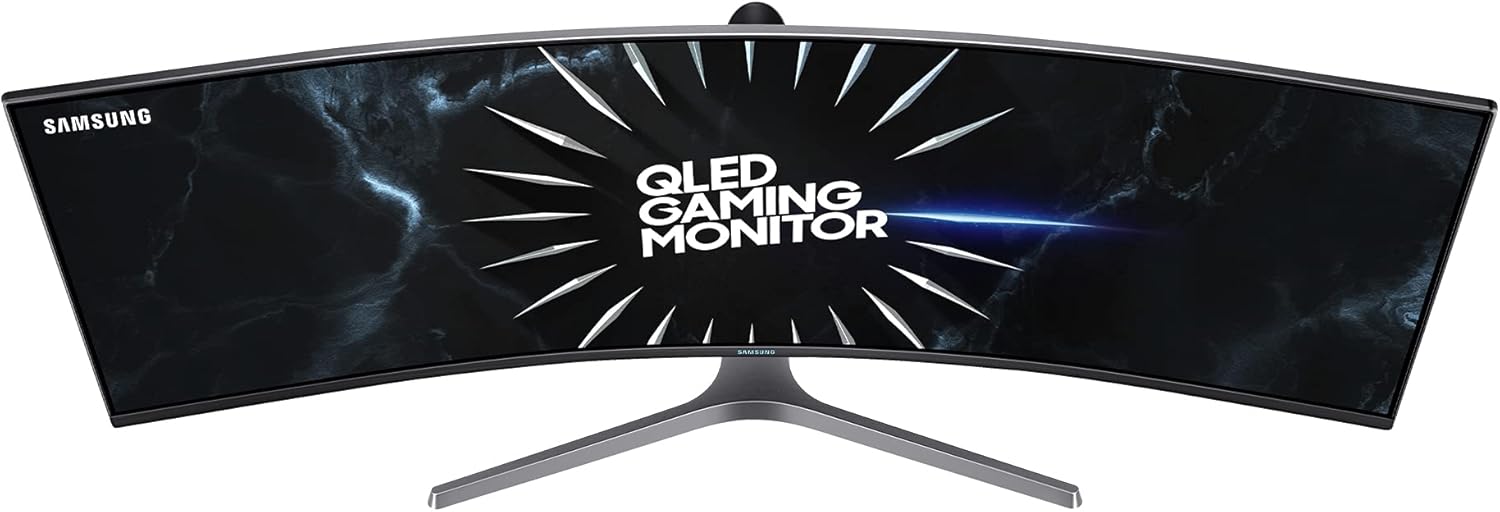 Samsung C49RG94SSR Curved Gaming Monitor, 124.20 cm (49 Inches), 5120 x 1440 Pixels, Dual WQHD, 32:9 Format, 120Hz 4ms, Black