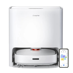 Dreame W10 Self-Cleaning Robot Vacuum and Mop, 4000Pa Suction, Dual Rotary Mops, Smart LiDAR Navigation, Blanc (White)