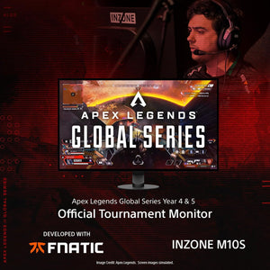 Sony INZONE M10S 27” QHD OLED Gaming Monitor – 2560×1440, 480 Hz, 0.03 ms, NVIDIA G‑SYNC Compatible, DisplayHDR 400 True Black, HDMI 2.1 VRR, DisplayPort 2.1 (UHBR10), FPS Pro/Pro+ Modes, Anti‑Glare, USB Hub, Height‑Adjustable – Black
