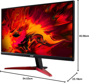 Acer Nitro KG241YS3 23.8” Full HD Gaming Monitor – 1920×1080, 180Hz, 1ms VRB, AMD FreeSync Premium, HDMI×2, DisplayPort, 1500R Curve, Tilt Stand – Black