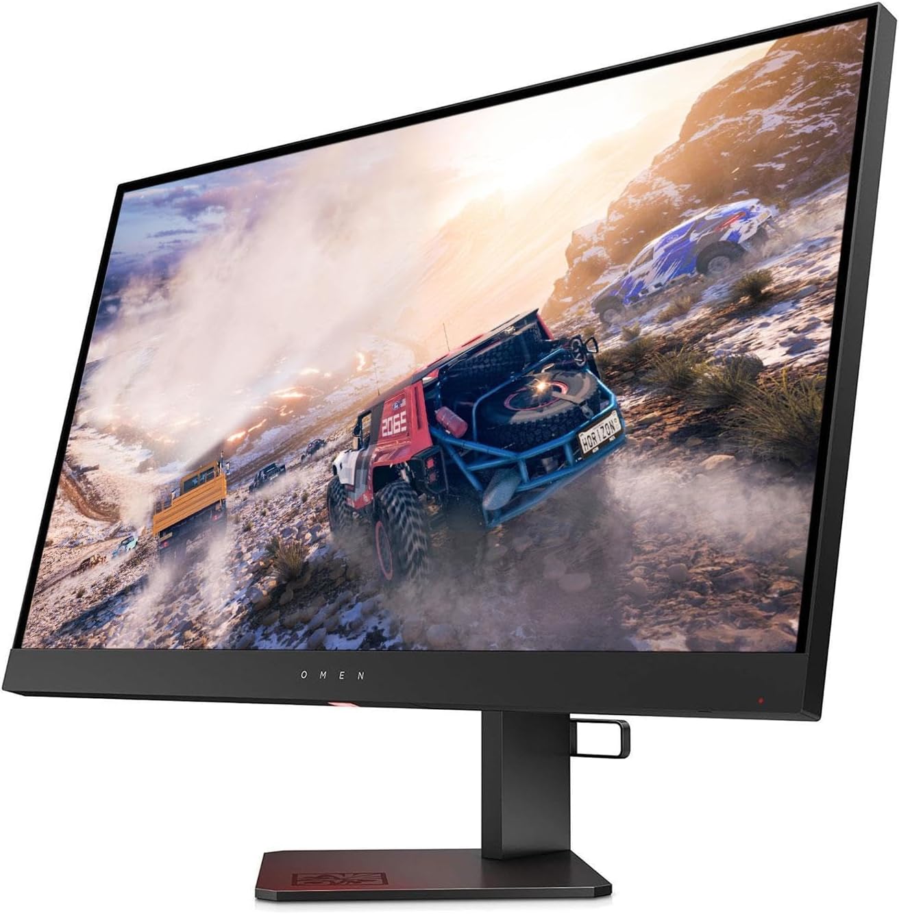 HP OMEN X 27” QHD Gaming Monitor – 2560×1440, 240Hz, 1ms GTG, TN Panel, AMD FreeSync 2 HDR, DisplayHDR 400, DCI-P3 90%, HDMI, DP, VESA Mount, RGB Stand – Black