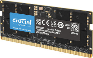 Crucial 8GB DDR5 5600MHz CL46 SODIMM Laptop Memory (Single Module)