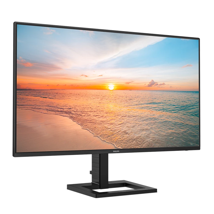 Philips 27E1N1300AE 27” Full HD IPS Monitor – 1920×1080, 75Hz, 4ms, SmartImage, LowBlue Mode, Flicker-Free, HDMI, VGA, VESA Mount – Black