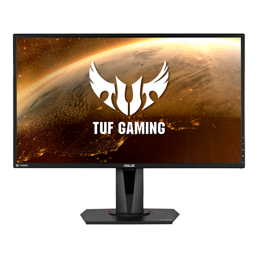 ASUS TUF Gaming VG27AQ 27” WQHD IPS Gaming Monitor – 2560×1440, 165Hz (OC), 1ms (MPRT), G-SYNC Compatible, ELMB Sync, HDR10, DisplayPort, HDMI, VESA Mount, Ergonomic Stand – Black