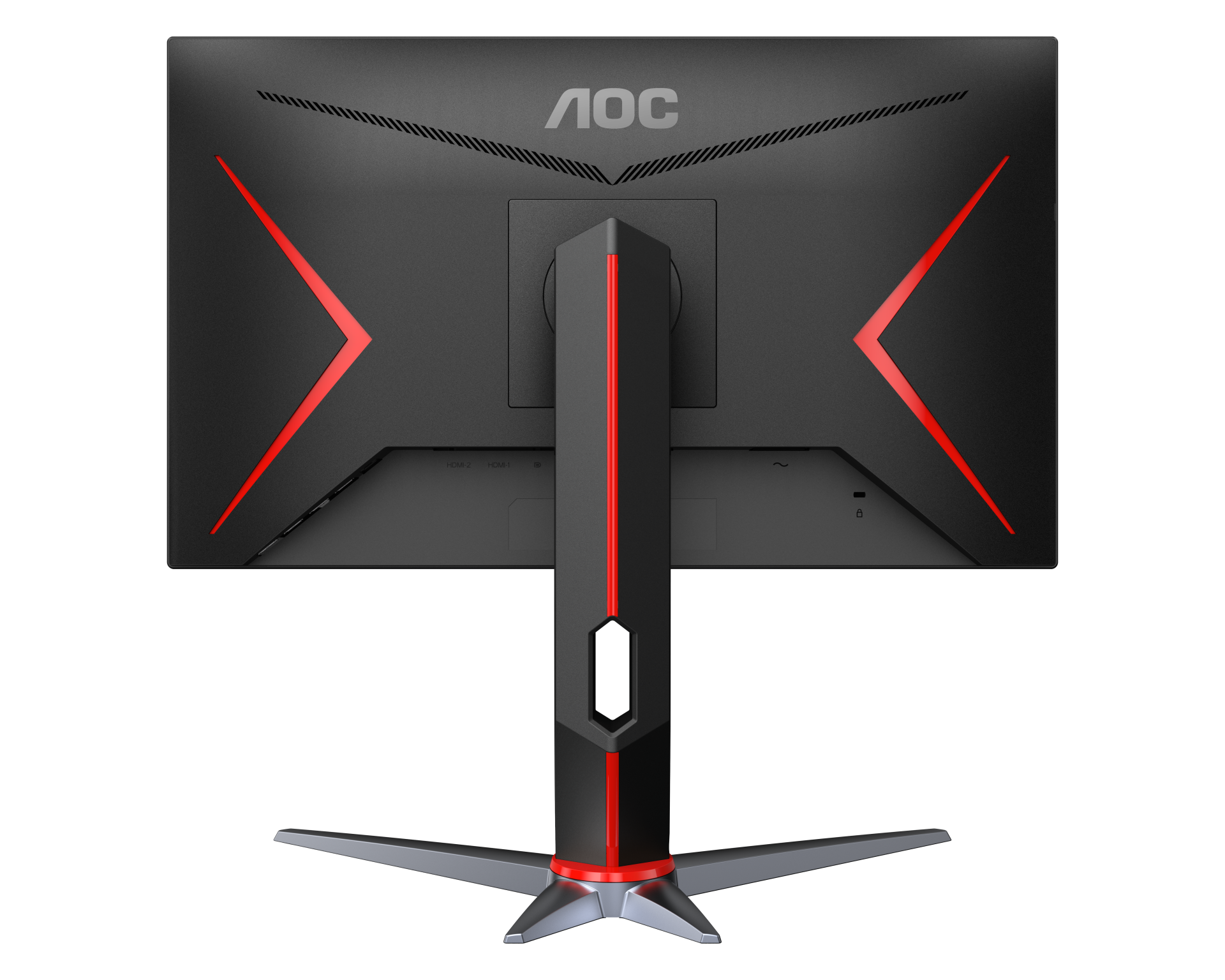 AOC Gaming 27G2SP 27” FHD IPS Gaming Monitor – 1920×1080, 165Hz, 1ms MPRT, FreeSync Premium, 122% sRGB, Frameless Design, Height/Swivel/Pivot, VESA Mount – Black/Red