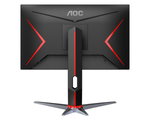 AOC Gaming 27G2SP 27” FHD IPS Gaming Monitor – 1920×1080, 165Hz, 1ms MPRT, FreeSync Premium, 122% sRGB, Frameless Design, Height/Swivel/Pivot, VESA Mount – Black/Red