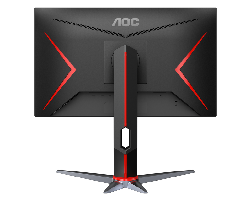 AOC Gaming 27G2SP 27” FHD IPS Gaming Monitor – 1920×1080, 165Hz, 1ms MPRT, FreeSync Premium, 122% sRGB, Frameless Design, Height/Swivel/Pivot, VESA Mount – Black/Red