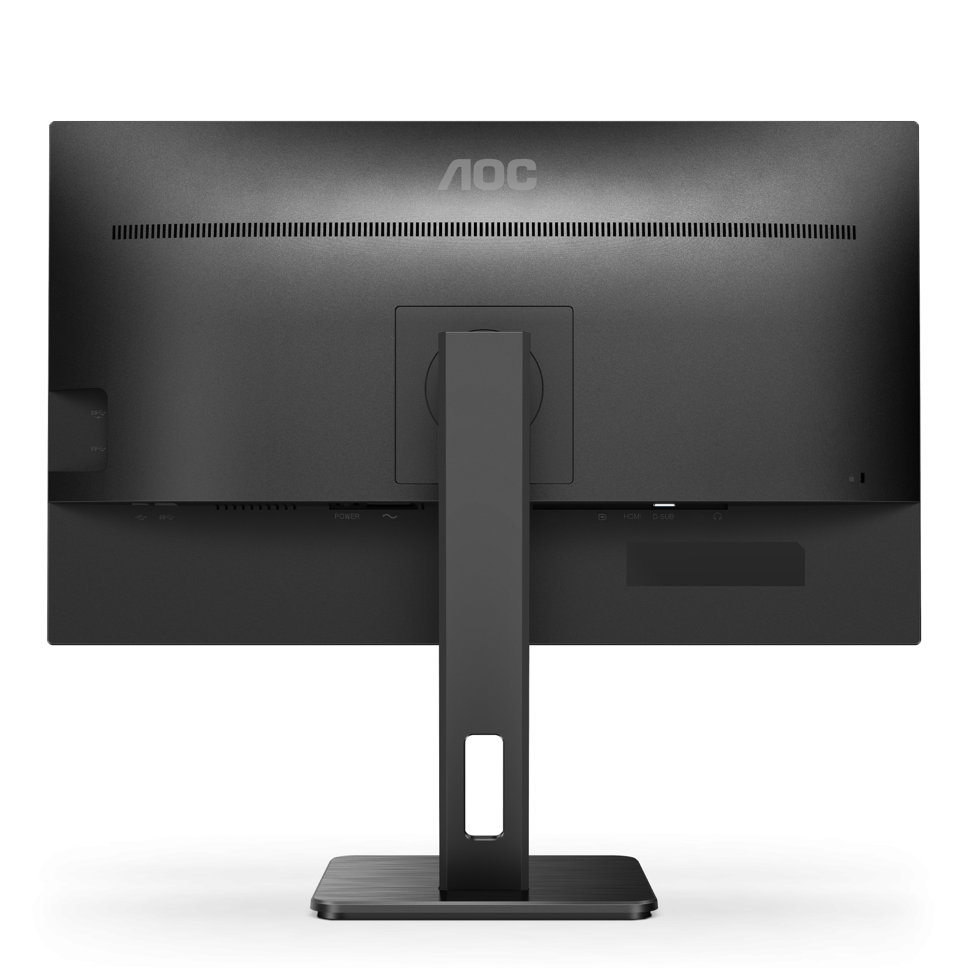 AOC 27P2Q 27” QHD IPS Monitor – 2560×1440, 75Hz, 4ms GtG, AdaptiveSync, Frameless, Full Ergonomics, VESA Mount, Built-in Speakers – Black