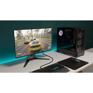 Corsair XENEON 27QHD240 – 27” OLED Gaming Monitor, QHD (2560×1440), 240Hz, 0.03ms GtG, OLED Panel, AMD FreeSync Premium, NVIDIA G-SYNC Compatible, HDR10, USB-C, HDMI, DisplayPort, Height Adjustable Stand – Black