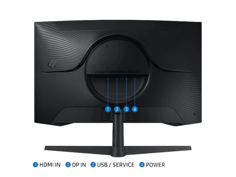 Samsung Odyssey G5 G55C 27 Inch QHD VA Curved Gaming Monitor 165Hz 1MS Black- LS27CG552EMXEG