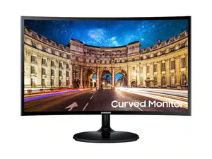 Samsung CF396 Series | 27” FHD Curved VA Monitor – 1920×1080, 60Hz, 4 ms, 1800R Curvature, FreeSync, Eye Saver Mode – Glossy Black